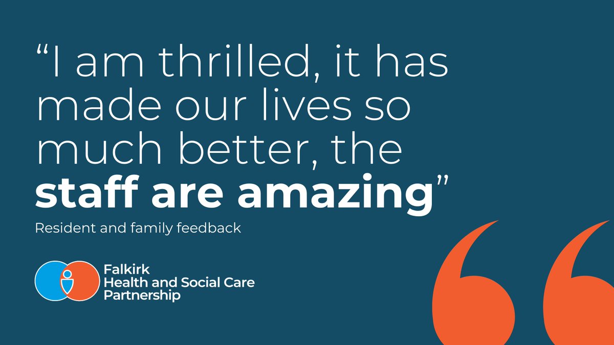 🆕Our Care and Support at Home Service has received positive feedback following an unannounced inspection from the Care Inspectorate.

Local teams received a Grade 5 in every area inspected - indicating major strengths &amp; very few areas for improvement.👏

falkirkhscp.org/support-at-hom…