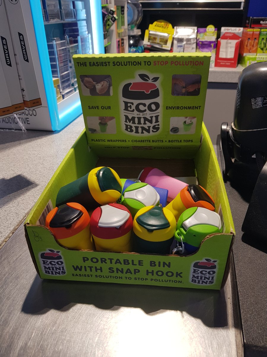 Eco Mini-Bins selling well at the West Coast Engen Quick Shop. Dropped another 3 boxes off last week👌👊
#engen #ecominibins #keyring #cigarettes #smokers #ashtray #stoplitter #sustainability #stoppollution #litterfree #beaches #camping #fishing #flyfishing #ecofriendly #hiking
