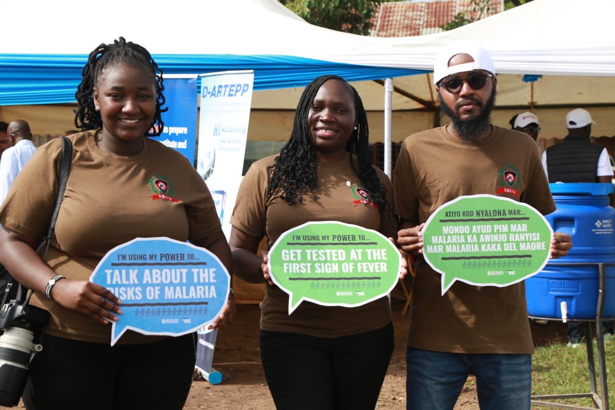 The @kenyamalariayouthcorps is on a mission, spreading awareness in our communities about the urgent need to combat malaria. We all hold the power to make a difference. Let's be the generation that ends malaria once and for all. #ZeroMalaria