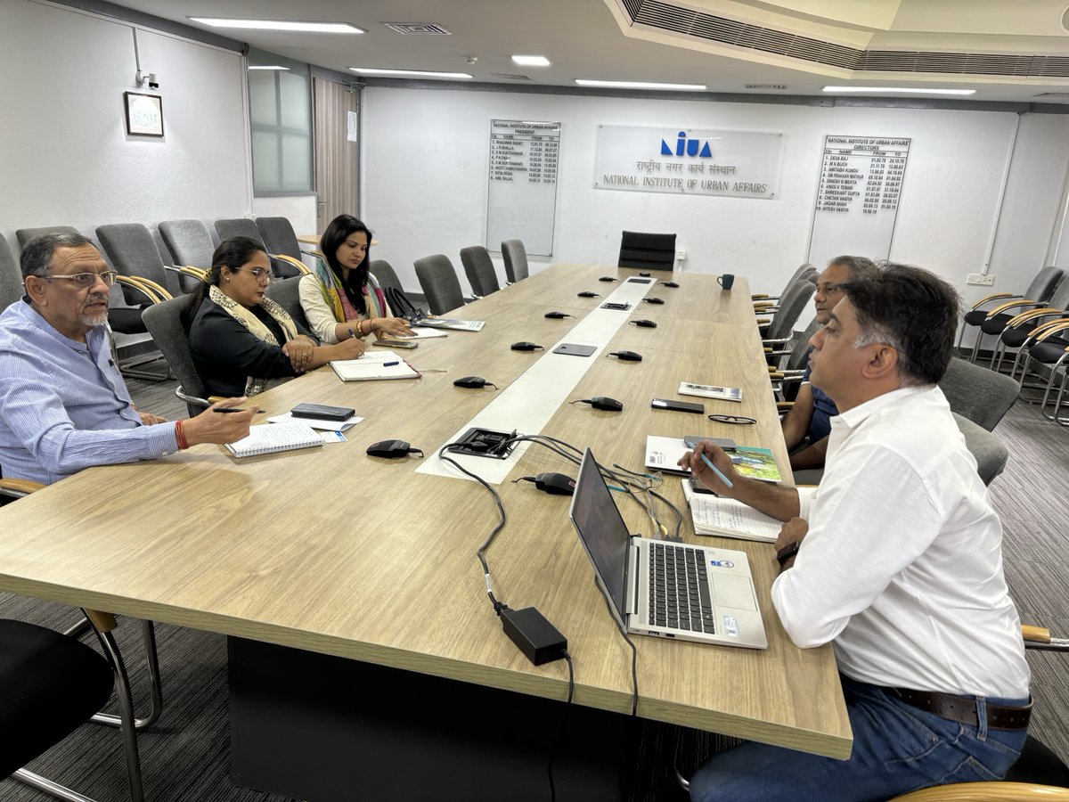 Grateful to @NIUA_India for insightful discussion to extend our research & knowledge in Integrated Urban #WaterManagement, #NatureBased Solutions, #Circularbioeconomy, Urban River Manag & Urban #Wetland Hydrology. Looking forward to explore opportunities for long term alliances.
