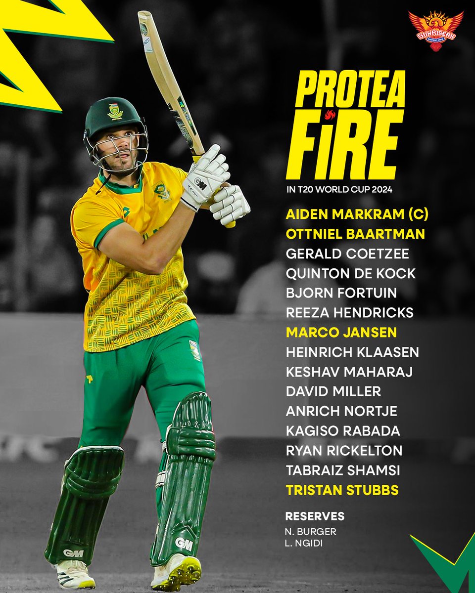 𝐓𝐡𝐞𝐬𝐞 𝟏𝟓 𝐟𝐨𝐫 𝐒𝐨𝐮𝐭𝐡 𝐀𝐟𝐫𝐢𝐜𝐚 🇿🇦

Let's conquer the world 💚 

#Proteas #PlayWithFire #T20WorldCup