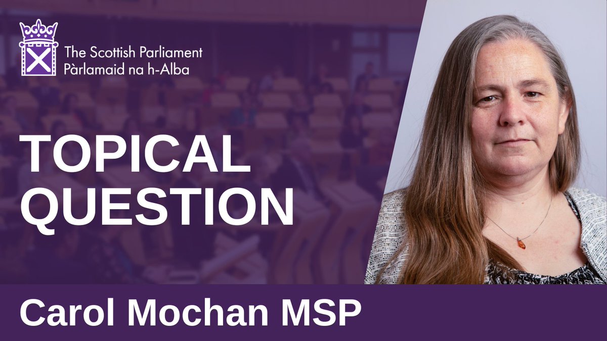 2. @CMochan will ask @scotgov why the number of private GP clinics has reportedly tripled since the COVID-19 pandemic. Watch from 2.05pm: scottishparliament.tv