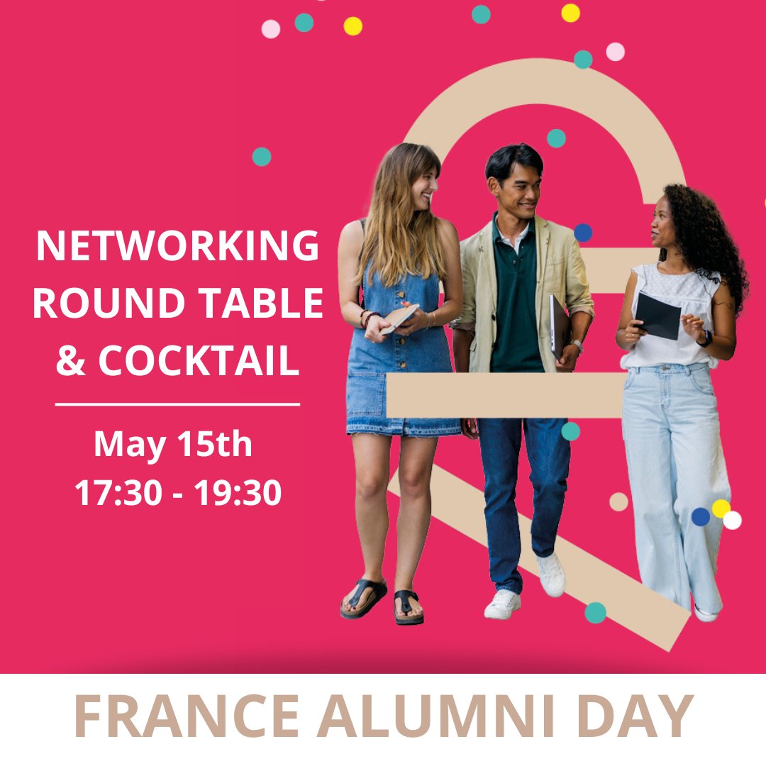 Welcome to France Alumni Day, an exclusive networking evening on May 15th at 17:30, at the French Residence in Stockholm! 🇨🇵 🇸🇪 
@franceinsweden @CFSverige 
 #francealumni #alumnidays #studyinfrance
Register here: ifsuede.wufoo.com/forms/m1mn5eu4…