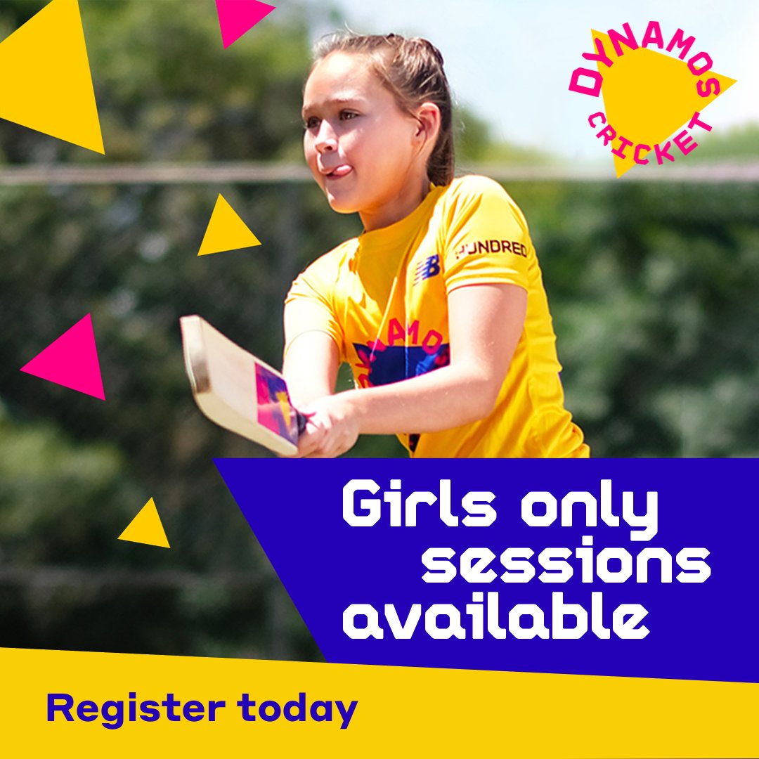 Calling all cricket-loving girls! Get ready for a summer of fun with the  girls only @DynamosCricket sessions! 🌟 

Enjoy learning new skills, drills, and plenty of laughs on the pitch🏏

Find a session in your area now⬇️
ecb.clubspark.uk