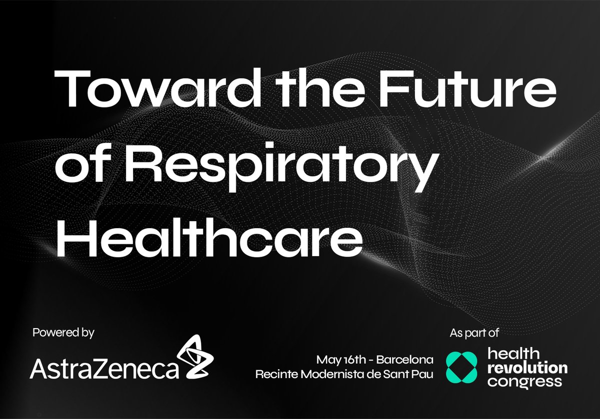 Address challenges in respiratory care with @AstraZenecaES at the #HealthRevolutionCongress on May 16th. 🎯 This track delves into generating innovative ideas that can catalyze positive change in the way respiratory #medicalcare is provided. Don't miss it👉healthrevolutioncongress.com/2024/04/22/roo…