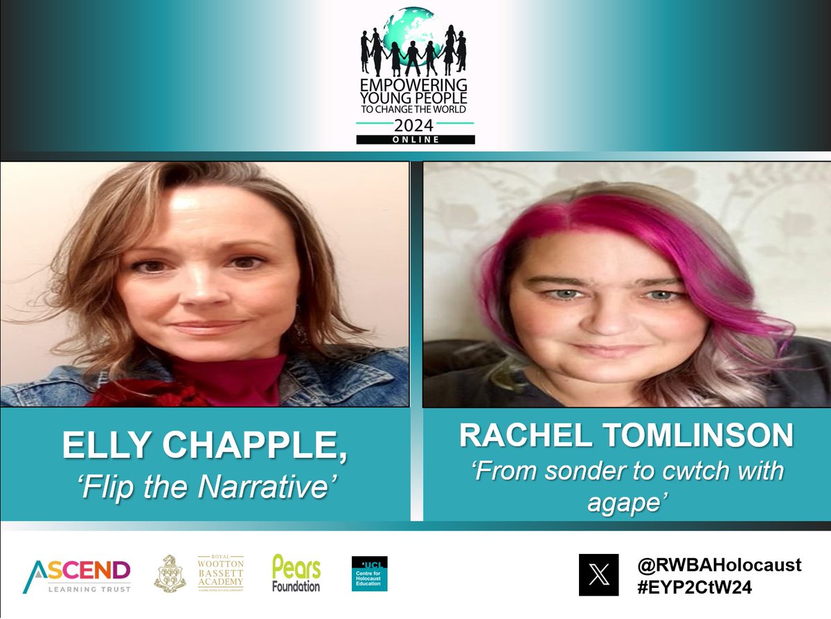 Session 5 of #EYP2CtW24 (May 1) will see us welcome @elly_chapple to urge us to 'Flip the Narrative' (4pm, UK) & then @BarrowfordHead exploring 'From sonder to cwtch with agape!' (4.45pm). Free sign up via forms.office.com/r/e6pUfg32Bm RT @AscendLT @MikeArmiger @GECCollect @PeteHJ