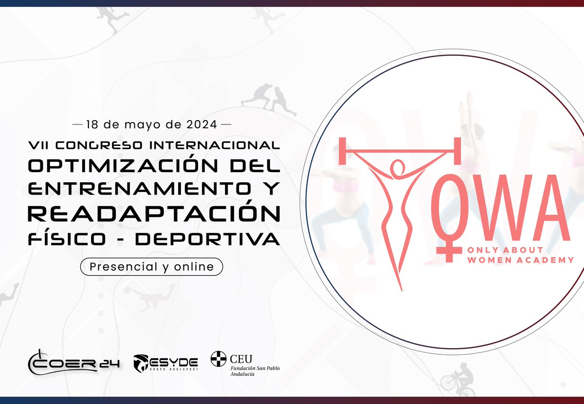 ¡OWA Formación y Entrenamiento lanza su nuevo Congreso y se une al 𝐂𝐎𝐄𝐑 𝟐𝟒!

"OWA Weekend", el único congreso que te actualiza en entrenamiento, embarazo y postparto mientras transformas tu liderazgo.
<a href="/lidiaromero_owa/">Lidia Romero</a>

congresodeoptimizacion.com/2024/04/30/owa…
#congreso #mujer #salud #coer