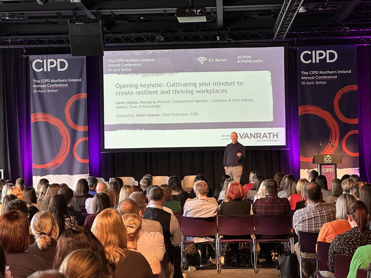 “Make things better than how you found them. At the end of your career how will you be remembered?” 
@gavinoattes 
#CIPDNIConf24