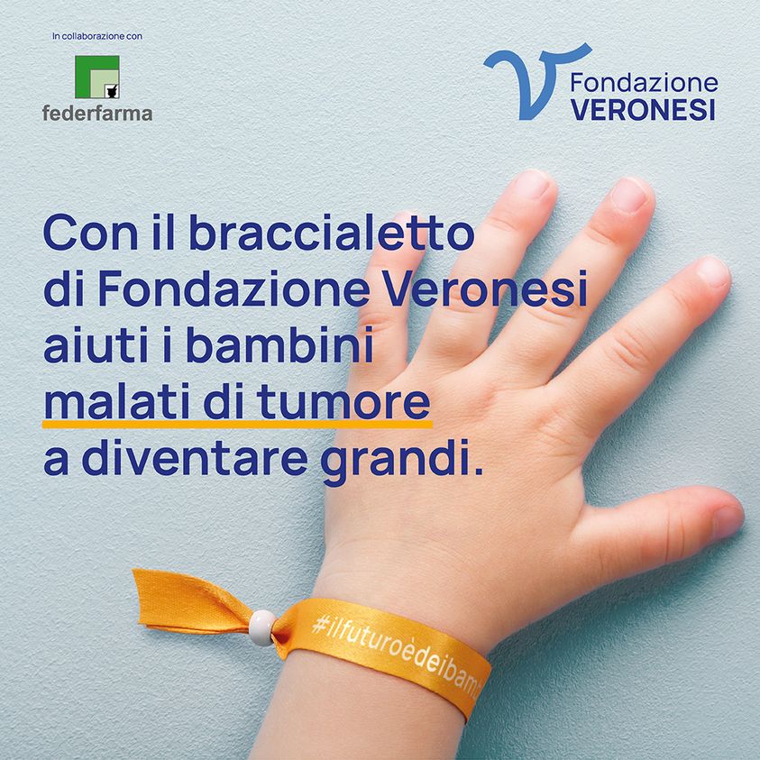 Il 15 marzo si è conclusa la campagna #GoldforKids 'Il futuro è dei bambini' di @Fondaz_Veronesi @FederfarmaITA. Le farmacie con scorte di braccialetti possono mantenere l’espositore-salvadanaio fino al 31 agosto (non è prevista la restituzione di eventuali braccialetti residui)