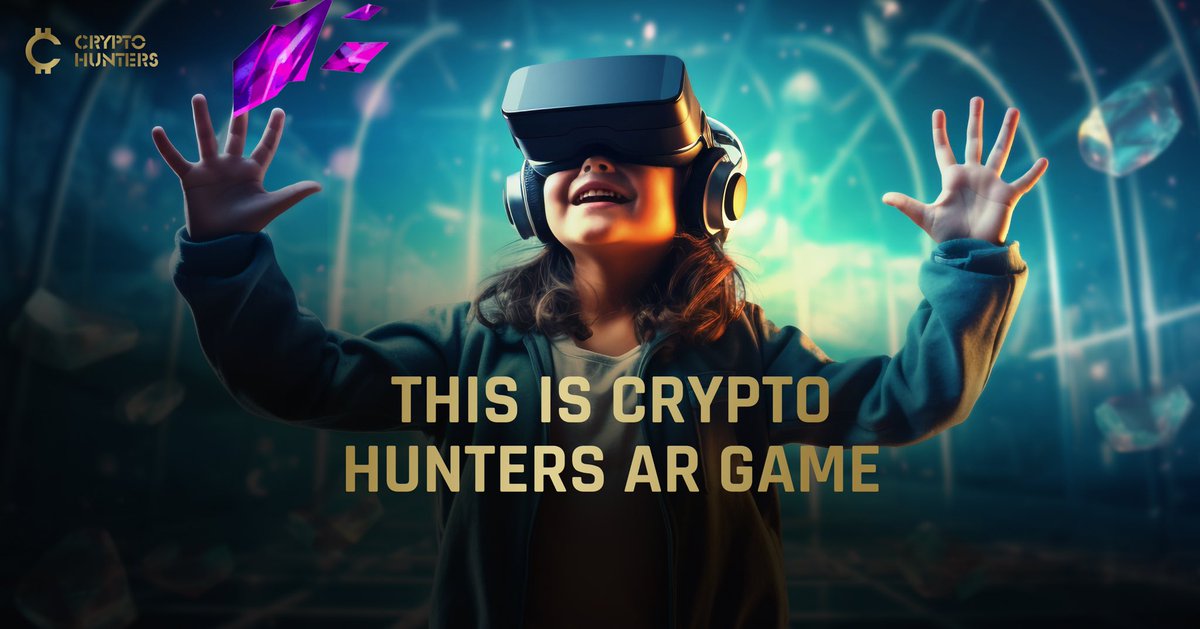 THIS IS CRYPTO HUNTERS AR GAME ⏩innovative multiplayer game ⏩Combines AI/AR/VR technologies and Digital Treasure Hunting ⏩Includes Human Avatars and Digital Twins Technology âœ… ⏩4 different play modes, incluiding Free-to-play and Play2earn ⏩$CRH token as the core in-game…