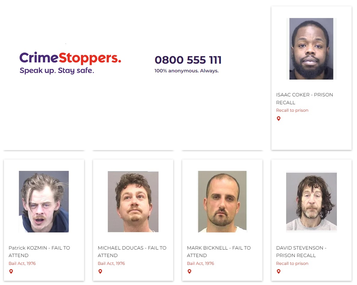 Another of our wanted faces has now been located. If you have information on the whereabouts of any these individuals who remain outstanding, you can stay anonymous by contacting the charity Crimestoppers on freephone 0800 555 111 or use their anonymous online form and search…