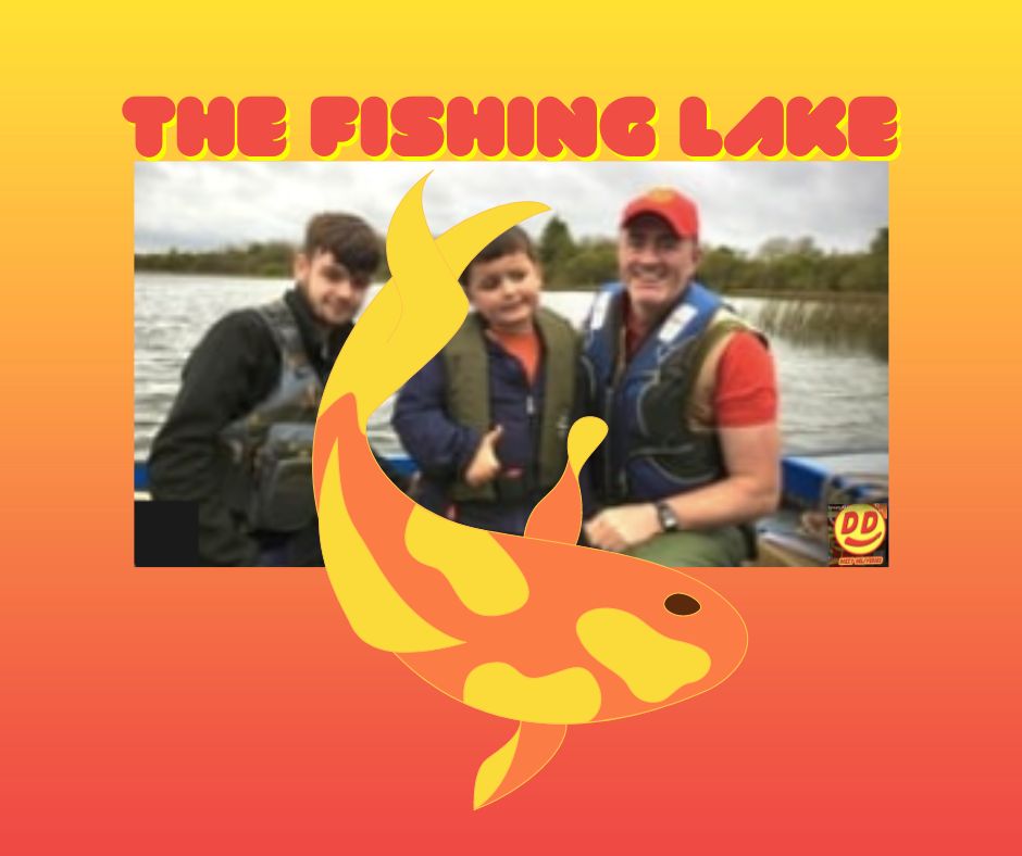 Gone fishin'. In The Fishing Lake #DizzyDeliveries Joe's helpers are Finny & cousin Jamsey See bit.ly/LámhDD2onRTEpl… & Aisling #Lámhsign COUSIN CATCH FISH @RTEjr Joe passes Timothy Morahan @SOIreland out for a run! Winner 2 gold medals at Special Olympics World Games 2023🏅