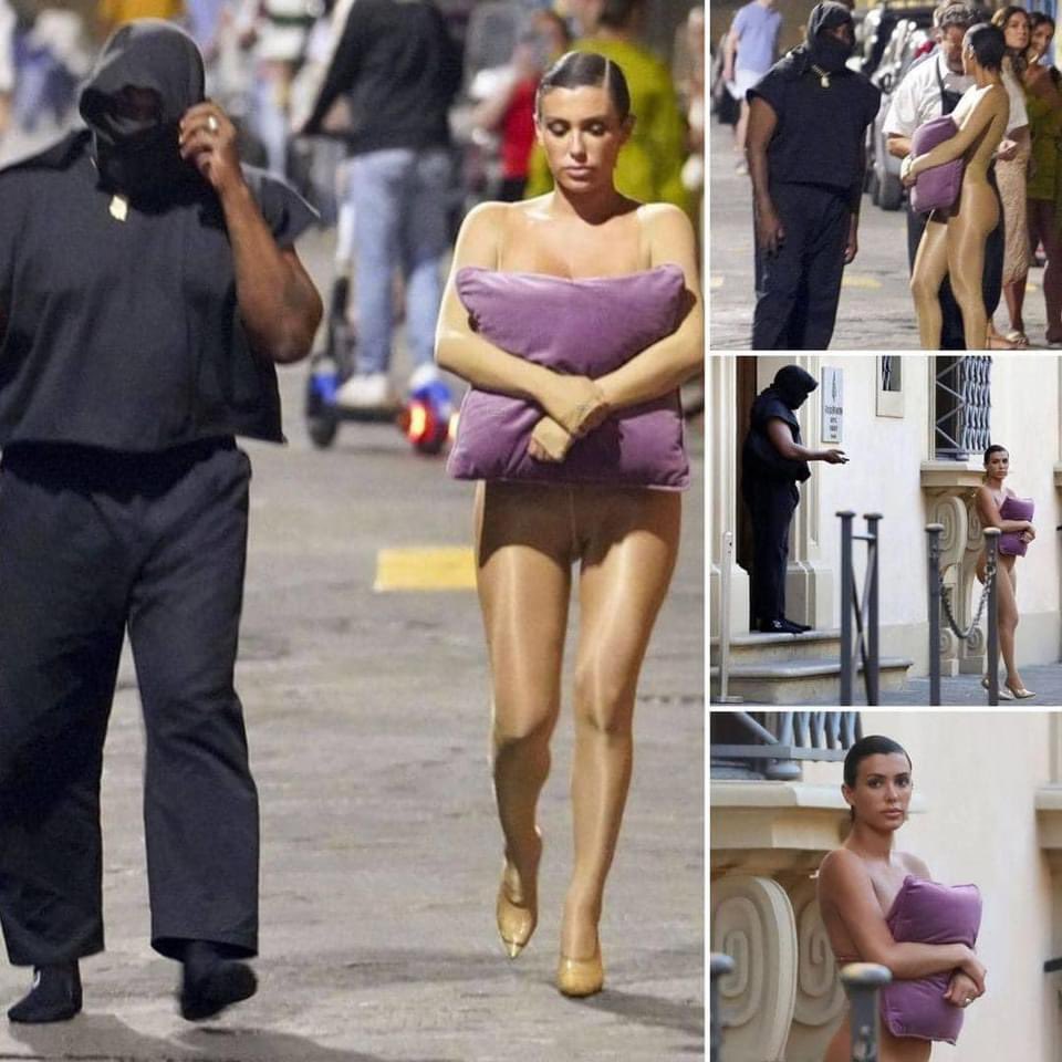 Kanye West never lets his lass wear clothes!

#Kanye #BiancaCensori