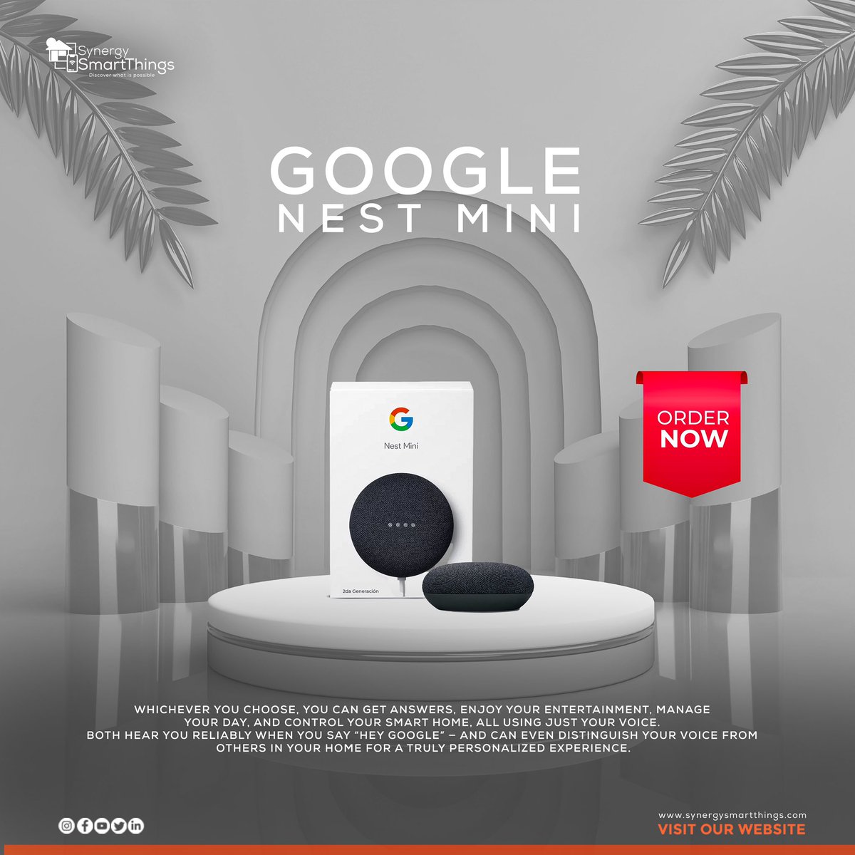 SmartThingsNG's tweet image. The Google Nest mini. 
A way to live and work smarter

.
.

#google #googleassistant👌👌 #googlenest #googlenestmini #synergysmartthings #smarttechnology #teachnology #smartdevices