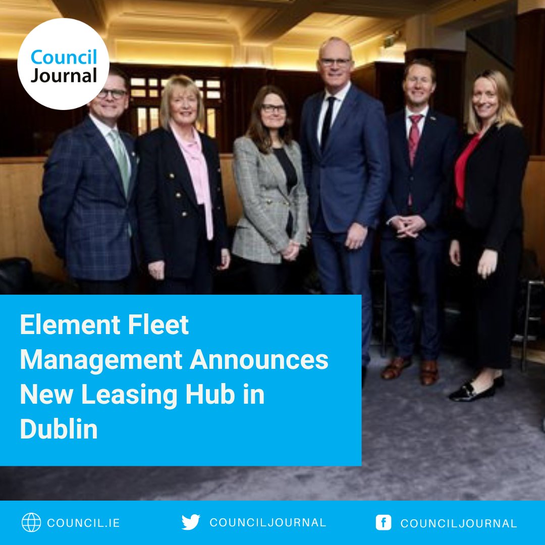 Element Fleet Management Announces New Leasing Hub in Dublin 

Read more: council.ie/element-fleet-…

#Irishjobs #Automation #FleetManagement #Dublin