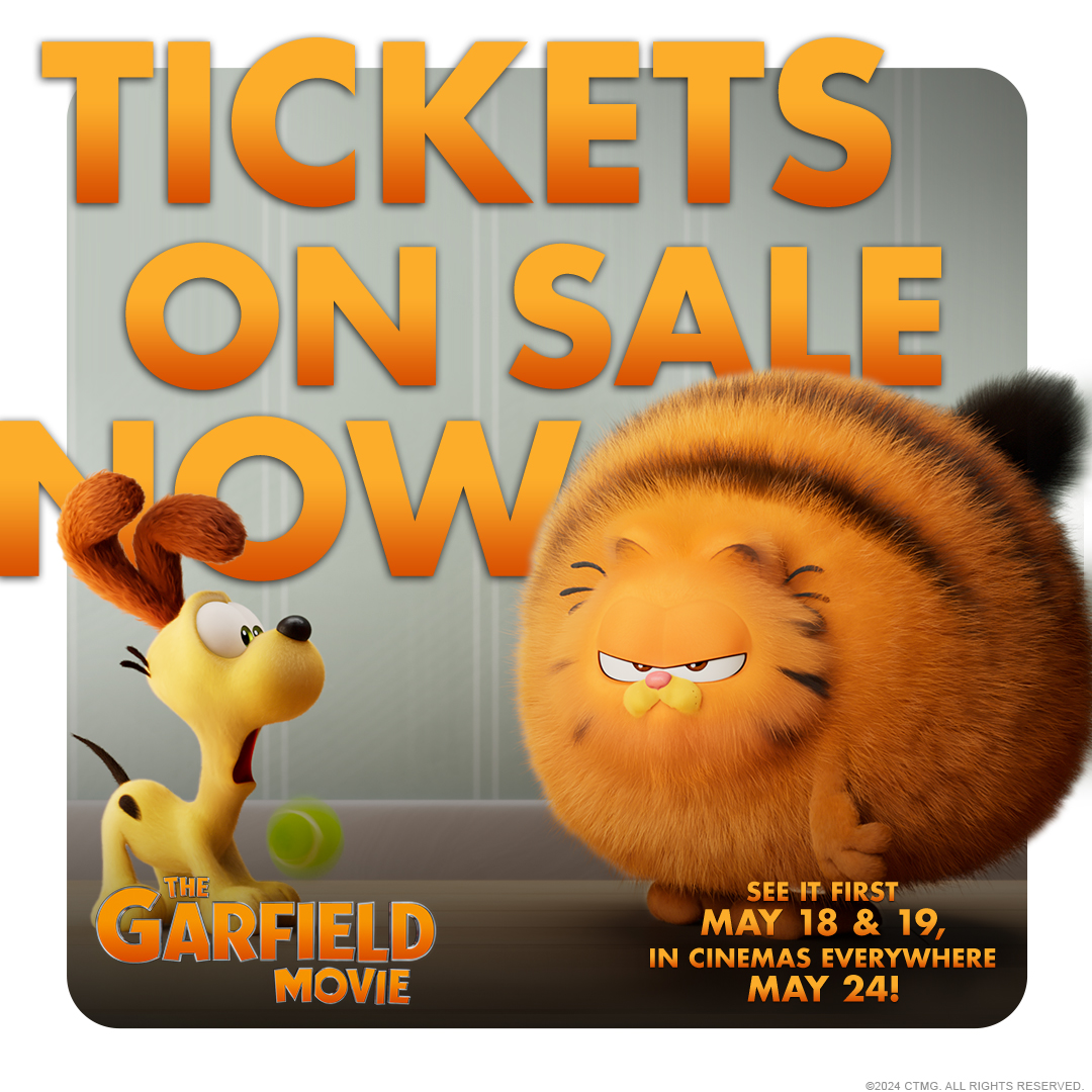 THE GARFIELD MOVIE PREVIEW SCREENING IN AID OF #MEDICINEMA | 12 MAY🐱 

The hilariously lazy, lasagne-loving tabby cat Garfield (Chris Pratt) heads to the big screen next month for this unmissable animated family treat!  

All funds donated to MediCinema!

tynesidecinema.co.uk/event/the-garf…