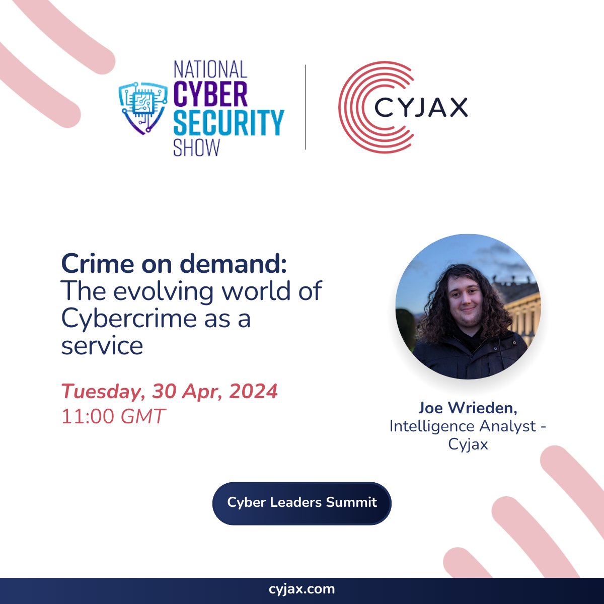 Join Joe Wrieden at the Cyber Security Leaders Summit within the National Cyber Security Show today at 11 am. For further insights, please refer to our latest White Paper eu1.hubs.ly/H08T3Tp0