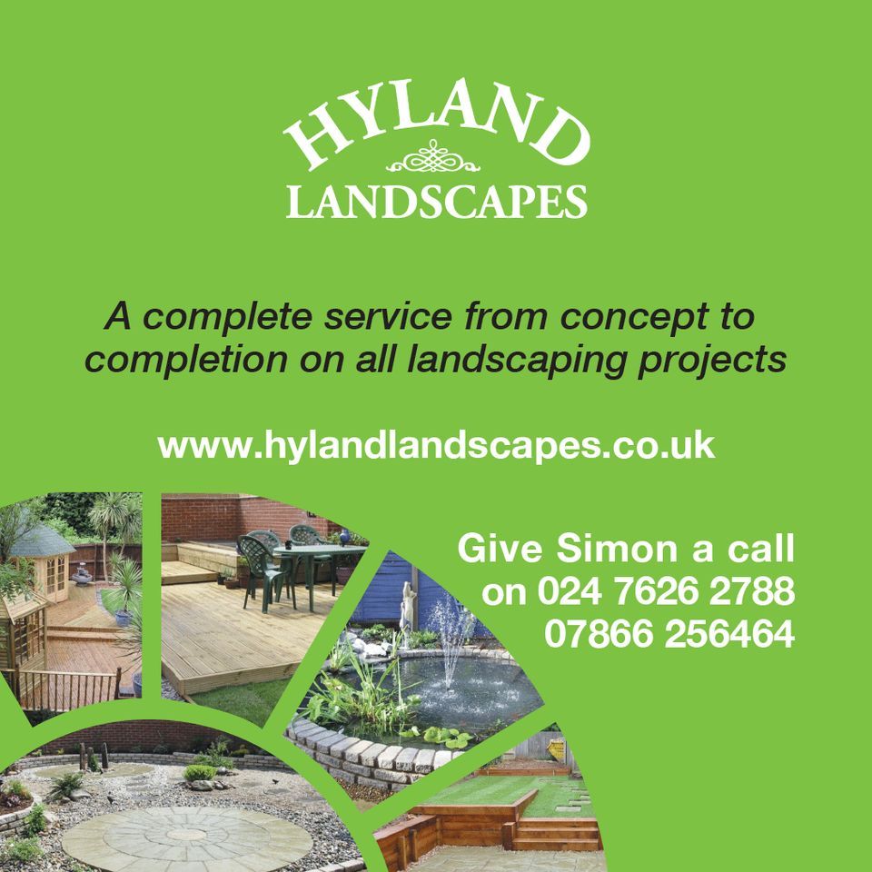 Hyland Landscapes provide a complete service from Concept to Completion on all your gardening needs. Read more: buff.ly/3Qmpyrr #landscaping #fencing #driveways #coventry #kenilworth #leamingtonspa #warwick #stratford #alcester #solihull #nuneaton #bedworth #atherstone