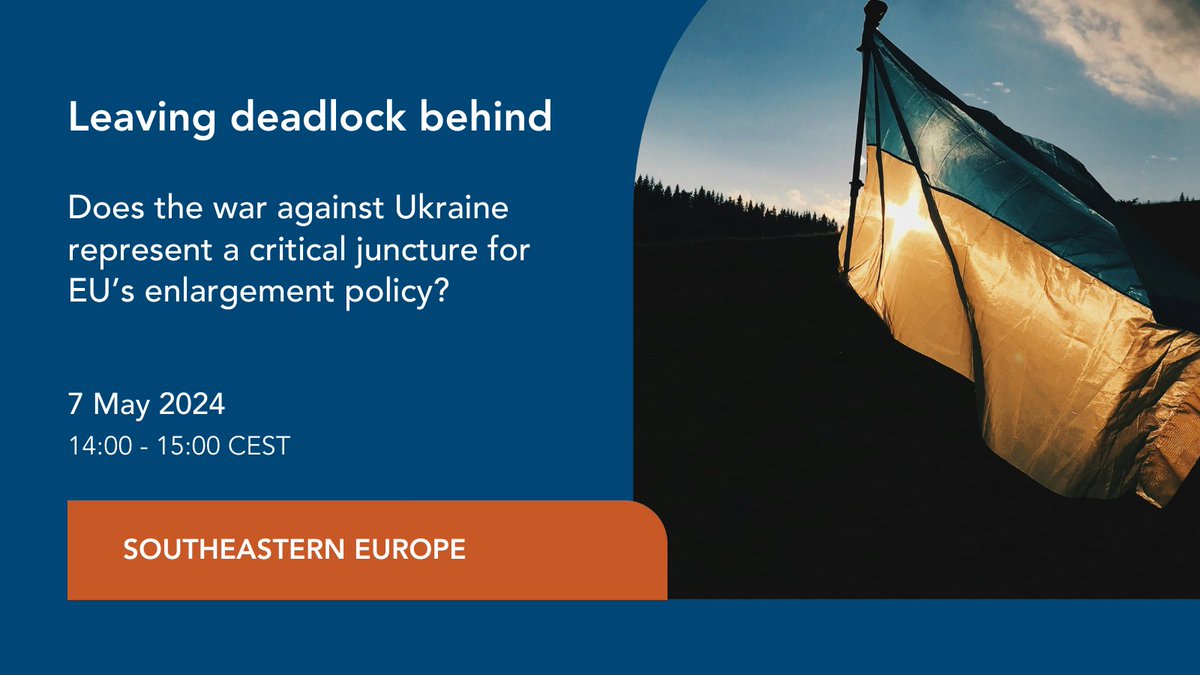 📌 Join @antoanetadl next Tuesday, 7 May, as she discusses the #WesternBalkans' #EUcandidacy challenges and the potential impact of #Ukraine's membership application amidst the war. Register now 🔗👉 loom.ly/pd-IB34