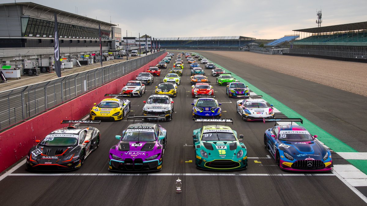 Now that's a cover photo! #BritishGT | #Silverstone500