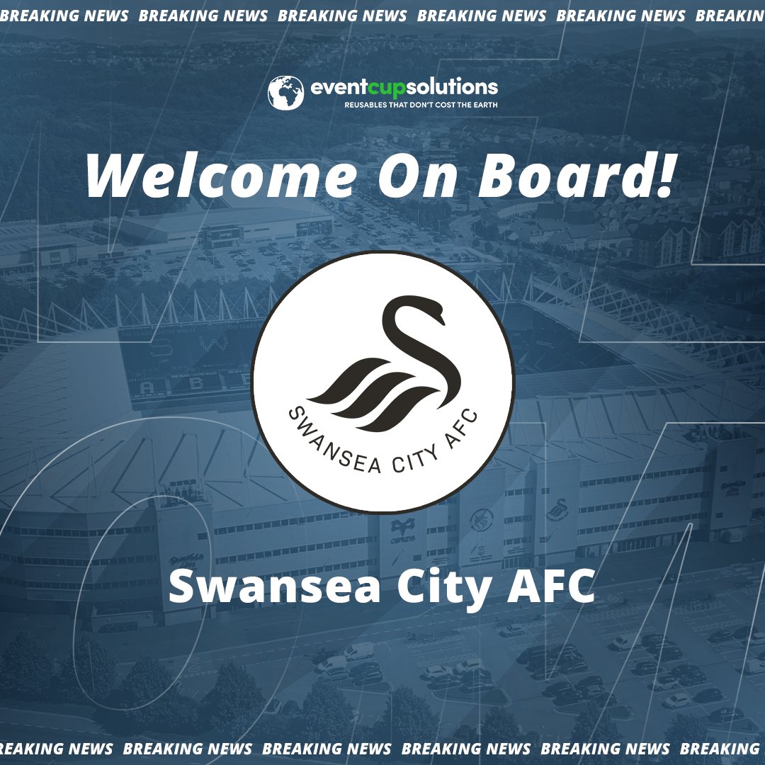 A very warm welcome to Swansea City Football Club who we are delighted to announce as a new partner for the ONE Planet ONE Chance Reusable Cup System. 'Up the Swans!'

@swansofficial
#newpartner #reusablecupsystem #swanseacityafc #uptheswans #swans #eventprofs