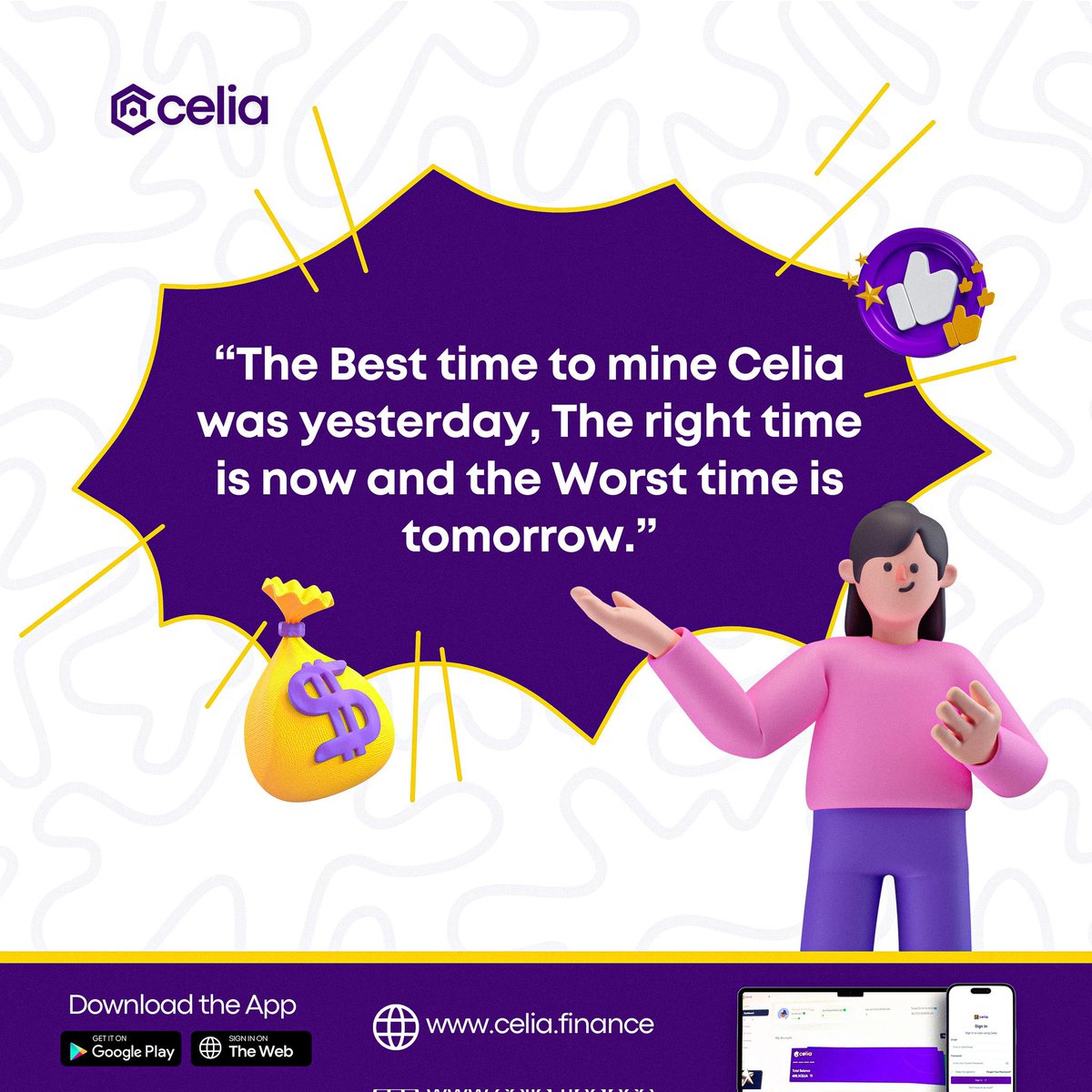 Mining $CELIA is a very temporary phase and will be ending soon. How many Celia token do you have so far?