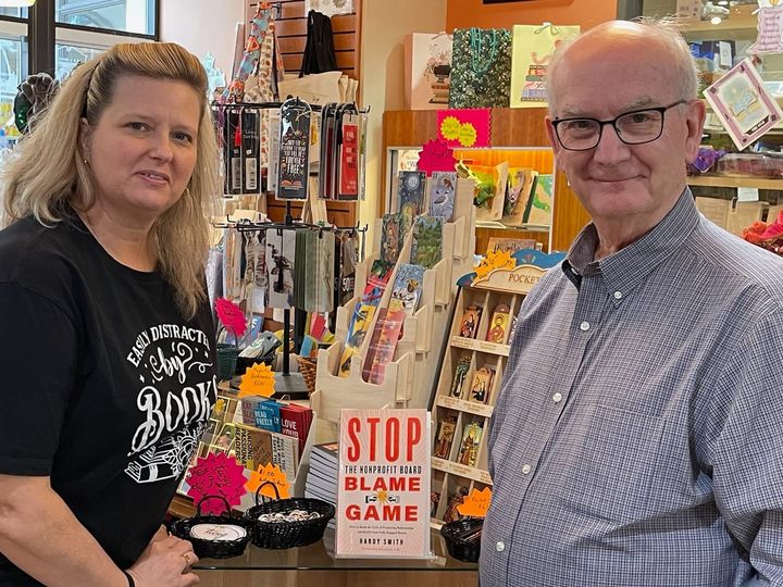 Celebrating Indie Book Store Day. Thanks to The Twig Book Shop in San Antonio for carrying Stop The Nonprofit Board Blame Game. #indiebookstoreday #nonprofits @GreenleafBookGr @bookyourspeaker