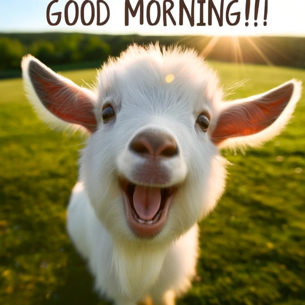 🌄🐐 Rise and shine GOATs! Even our mascot is excited about the potential today holds! ☀️

Start your morning with a smile . Who's ready to have a baa-rilliant day? 🚀🎉

#GoodMorning #GOATCoin #CryptoFun