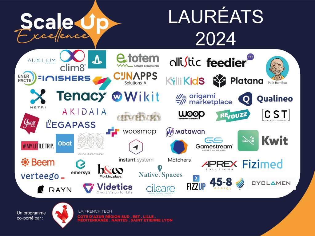 🏆 e-Totem est Lauréate #ScaleUp Excellence pour <a href="/LaFrenchTech/">La French Tech</a>  #SaintEtienne #Lyon 🏆