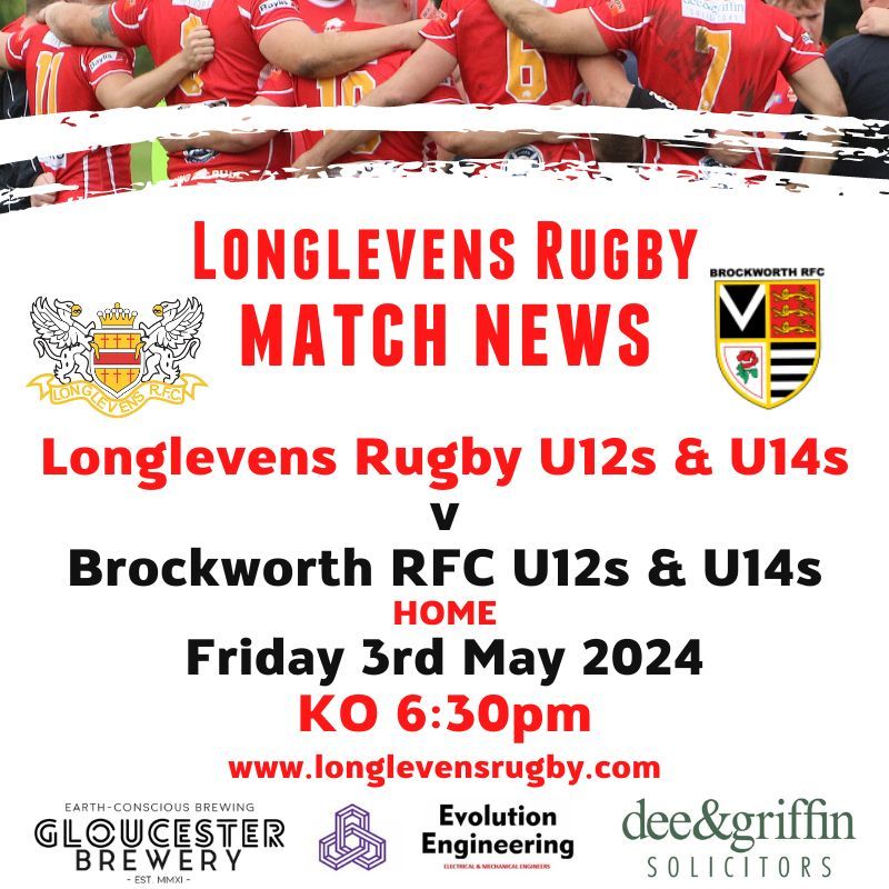 🏉 MATCH NEWS 🏉 Friday night youth rugby! Our U14’s and U12’s are at home this Friday versus Brockworth RFC, kick off 6:30pm. 💪 #UpTheGriffins