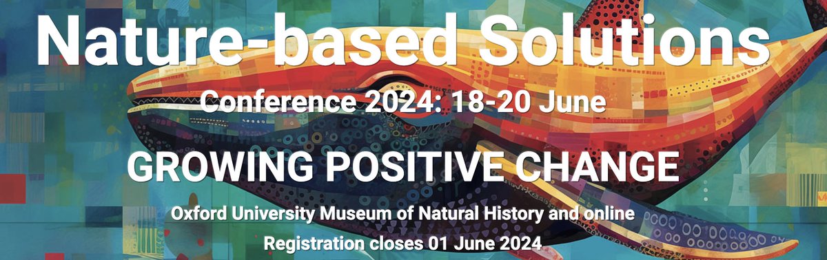 Alongside a more traditional programme of keynotes and panel sessions, the #NbSConferenceOxford 2024 is hosting a cultural programme of ceremonies, artwork, music and events in and around @morethanadodo , as well as our local lands and waters. naturebasedsolutionsoxford.org/programme/cult…
