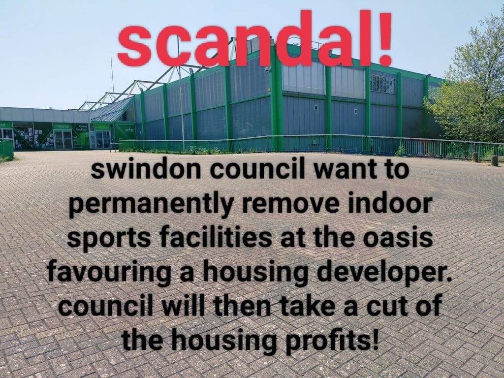 Read this comment about plans to hugely reduce facilities at the #Swindon #Oasis. Then please sign & share the petition. 'More venues for community events. Used to be great events in there' chng.it/hWPjD2G2 via @UKChange Follow @SaveOasis for updates.