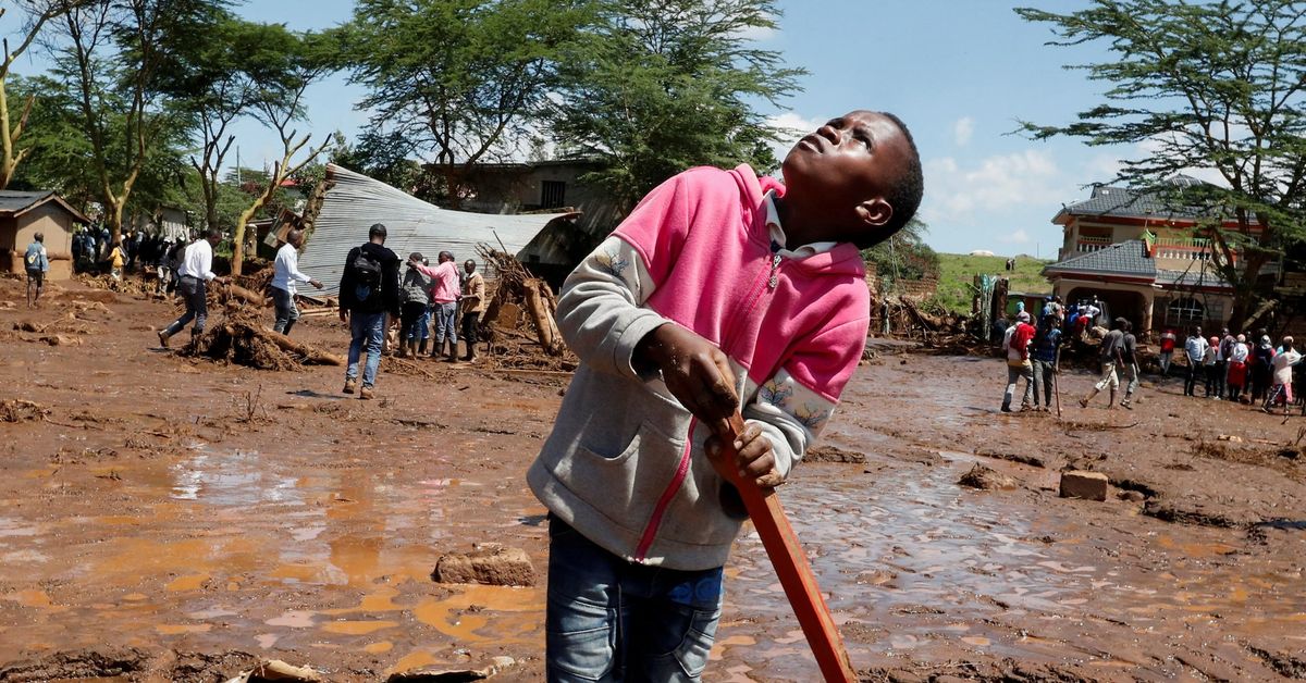 Kenya searches for more than 90 missing after floods reut.rs/3xYQx5Q