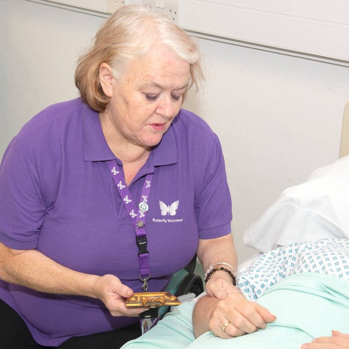 For Dying Matters Awareness Week we'd like to thank our award-winning Butterfly Volunteer Service 🦋 Butterfly volunteers provide companionship to patients at the end of life if their loved ones can't be there 💙 Help fund this special service at: enhhcharity.org.uk/butterfly 🦋