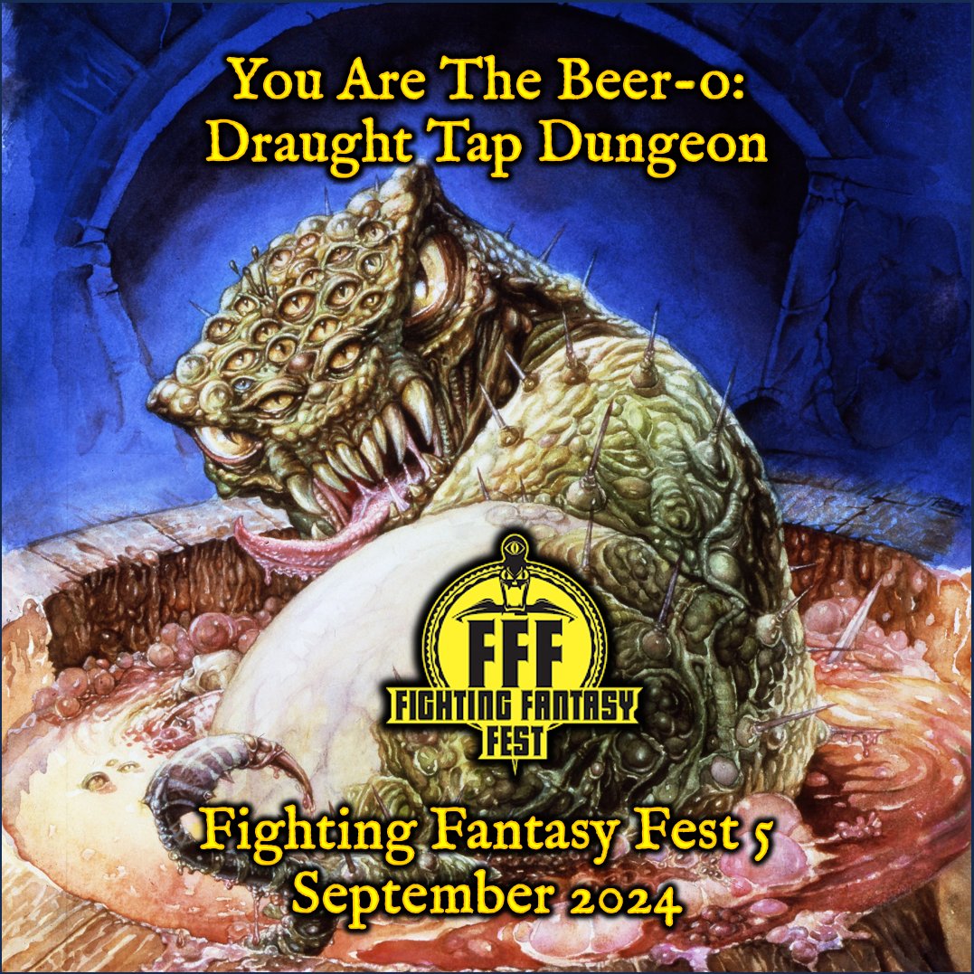 This year's Fighting Fantasy pub quiz has almost sold out. Make sure you don't miss out and book your place today. #FFFest5 #fightingfantasy #gamebooks eventbrite.co.uk/e/fighting-fan…