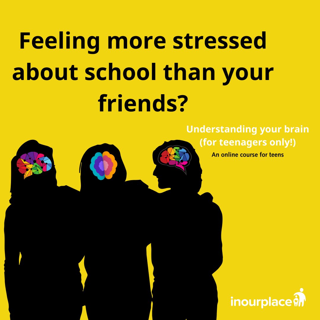 Are you feeling more worried than the rest of your friendship group? Explore the science behind your brain and emotions with our online course written specifically for teenagers! Let's understand the brain together! Visit inourplace.heiapply.com/online-learnin… today! #teenagementalhealth