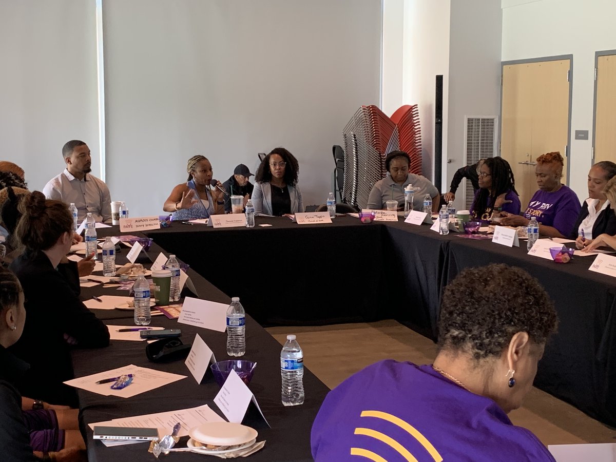 Director Freeman, and members of DPR leadership met with parents amplifying voices and education @dcpave to discuss DPR's vision and strategy for serving youth across all eight wards. #MorethanREC