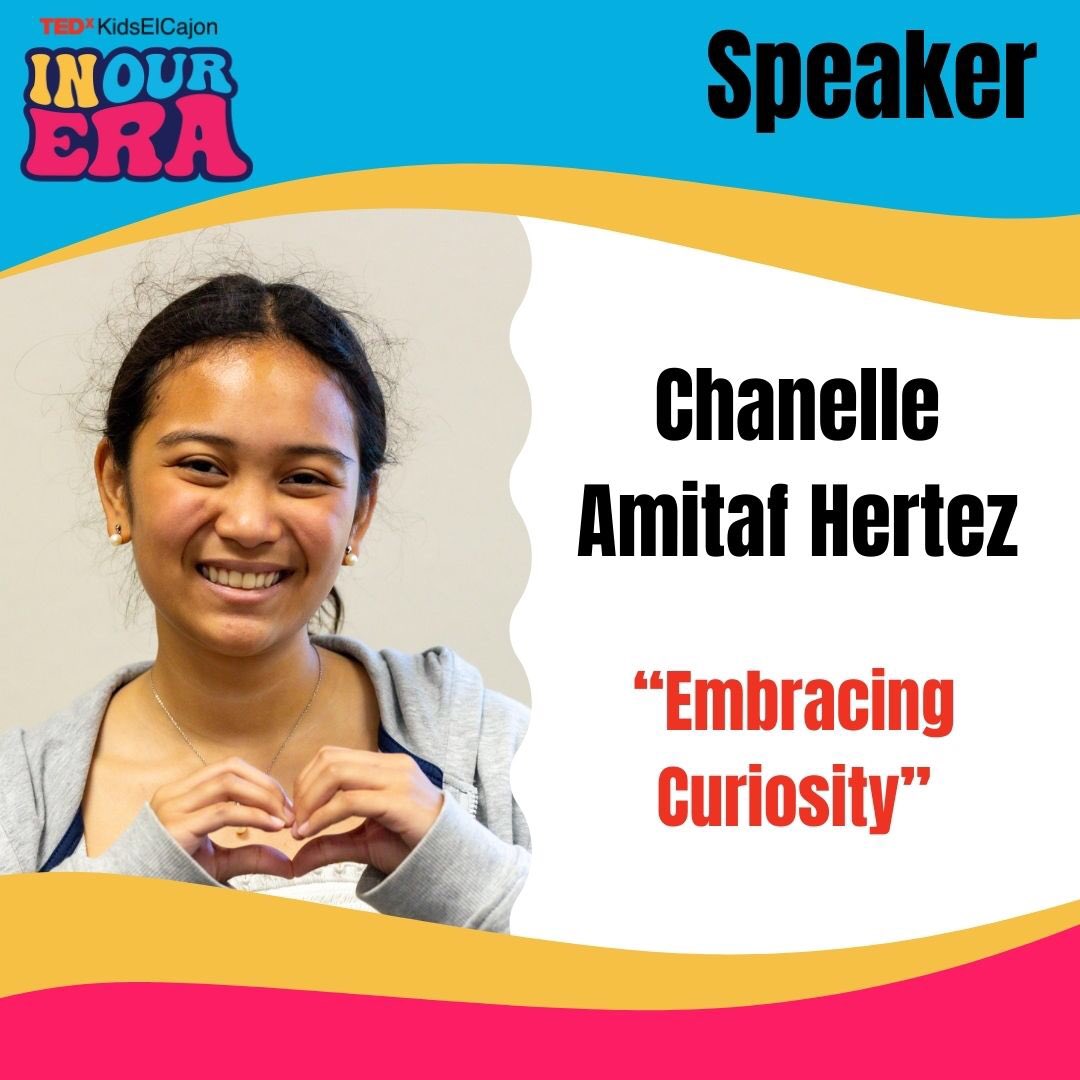 Join us THIS Saturday for Chanelle’s talk ‘Embracing Curiosity’. Session 2: In Our Success Era
@GraniteEagles 
#inourtedxera  #tedx #TEDEd #studentvoice #studenttalks #fyp #foryoupage