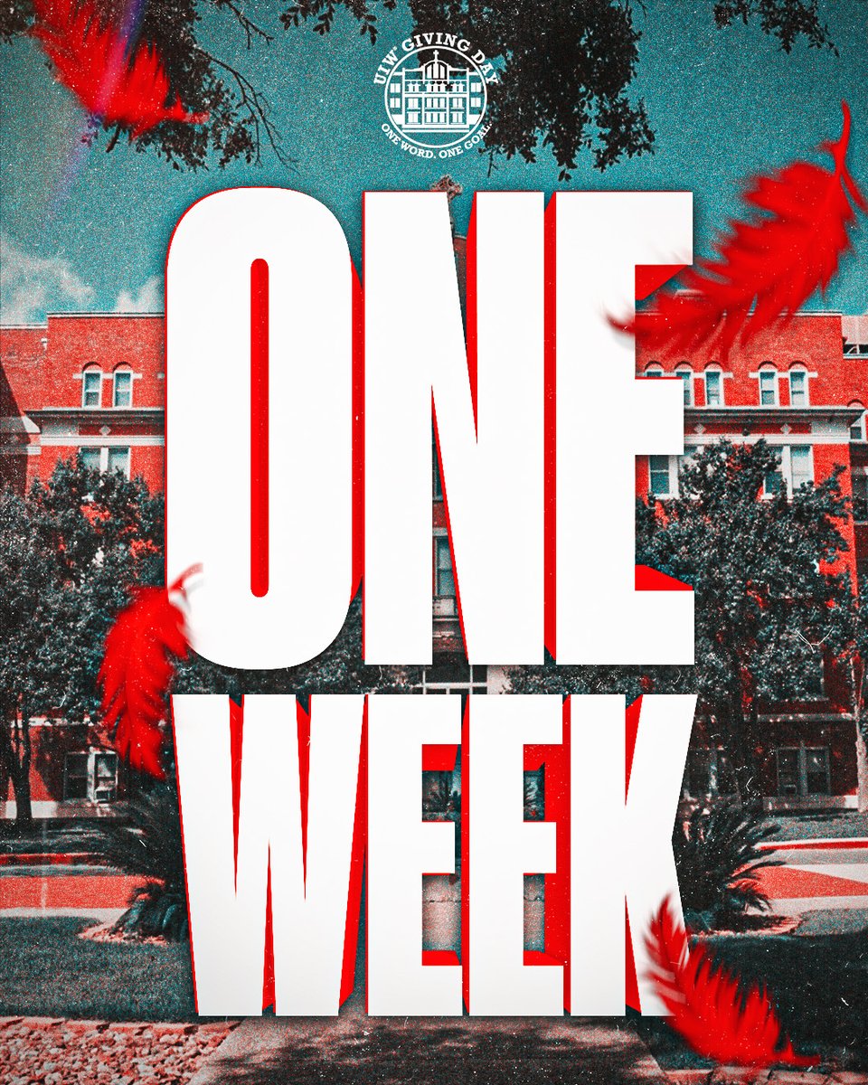 𝗠𝗔𝗥𝗞 𝗬𝗢𝗨𝗥 𝗖𝗔𝗟𝗘𝗡𝗗𝗔𝗥𝗦 🗓️ We're only one week away from Day of Giving, which runs May 14 & 15, as members of the UIW community come together to fund the best possible experience for our students! Make an early gift at oneword.uiw.edu #OneWordOneGoal