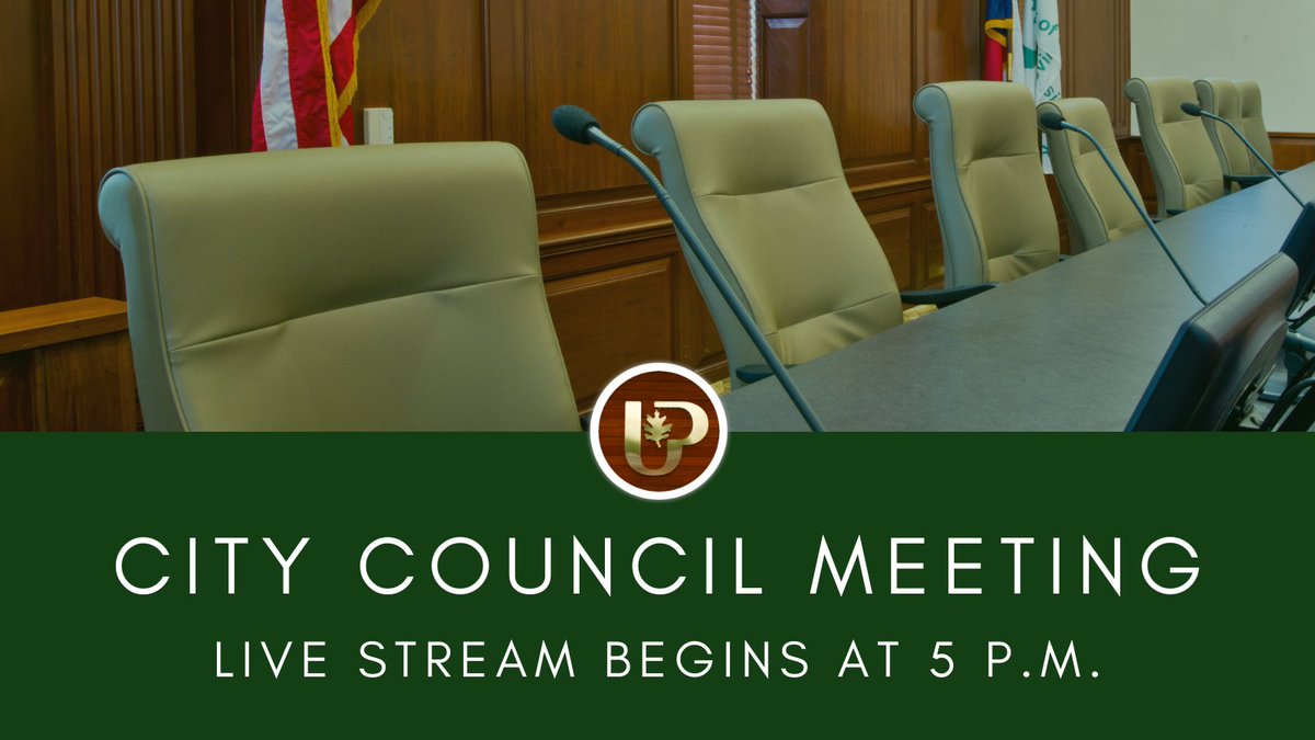 Tune in to tonight's City Council meeting via livestream! The meeting begins at 5 p.m. If you want to comment on an agenda item, you can easily do so before or during any portion of today​'s meeting using our e-comment feature. uptexas.org/Calendar.aspx?…