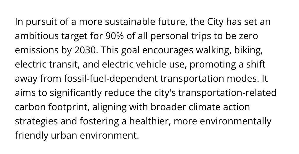 Here's a question that any @SeattleCouncil member can ask @seattledot about the levy: 'Does this levy enable us to meet our stated safety and climate goals?'
