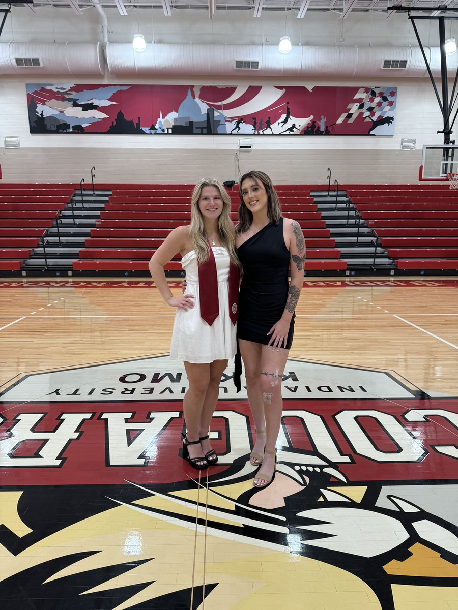 Congrats to our grads - Kristen Ridner, Mckenzie Cooper &amp; Liv Dowden. 

We are proud of each one of you. Thank you for leaving your personal mark on our program. We’ve been blessed by your growth! 

Go ROCK THE WORLD!! 
IUK WBB is always your second home 🏠 #cougarnation