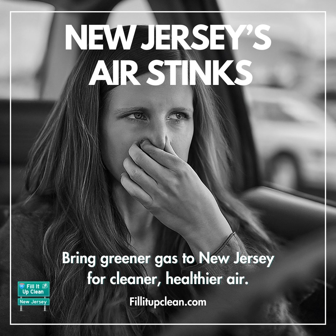 End the stench! Choose cleaner, greener gas for fresher NJ air. 📷📷 #cleanair #njcleanenergy #cleanfuels