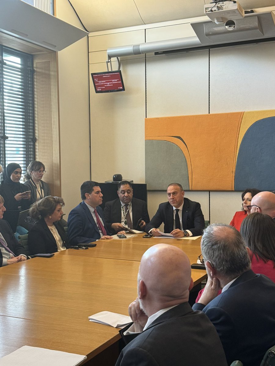 Somber briefing from Ambassador @hzomlot in Westminster today. There are 1.5 million people in Rafah - half of them are children. Time for words has passed, action is needed now. Not enough to insist on immediate & permanent ceasefire - it must be enforced. There’s not much time.