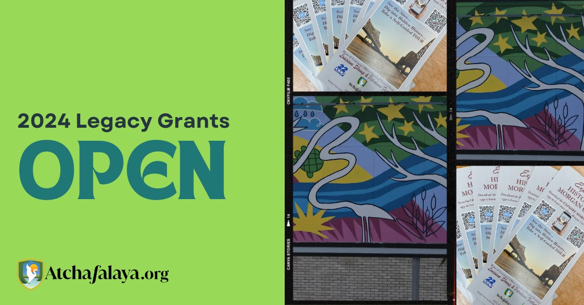 Repost @LouisianaLtGov The application period for the @AtchafalayaNHA Legacy Grants and Celebration Grants is now open until May 31st! bit.ly/3wtj178
