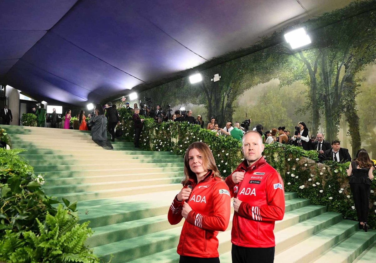 @TeamHoman @TheeHOCK8 @gkittle46 @koreydropkin @TeeLineNash I also hear that @CurlingCanada sent a couple of representatives to the Met Gala last night.