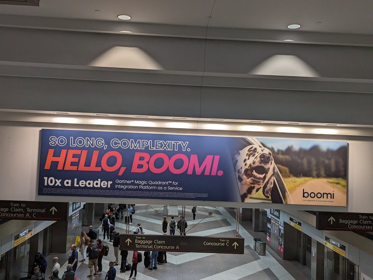 Hello #boomiworld Denver Airport @boomi