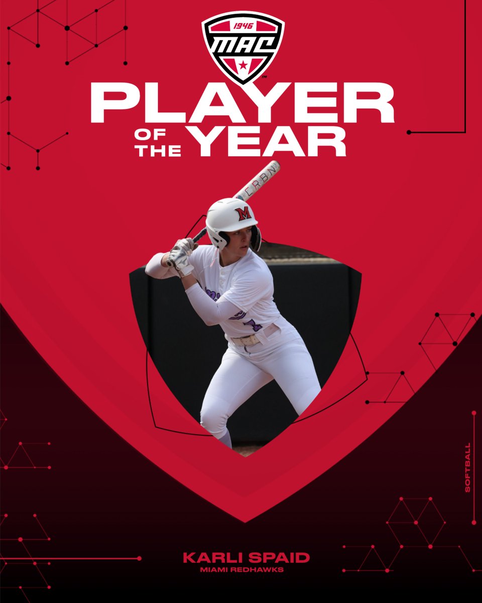 🥎 Player of the Year 🥎

Miami's <a href="/KarliSpaid/">Karli Spaid</a> has been named 2024 MAC Softball Player of the Year! 

<a href="/MiamiOH_SB/">Miami Softball</a> | #MACtion