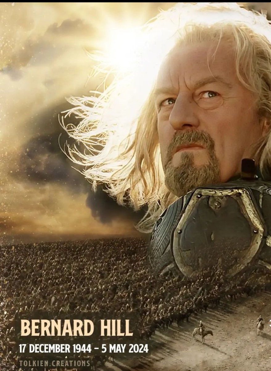 Theoden'de gitmiş 😪. Lotr bir eksildi. 'Arise, arise, Riders of Théoden! spear shall be shaken, shield shall be splintered, a sword-day, a red day, ere the sun rises!' Sinema tarihinin en iyi savaş sahnesinin baş karakteri hayata veda etti.