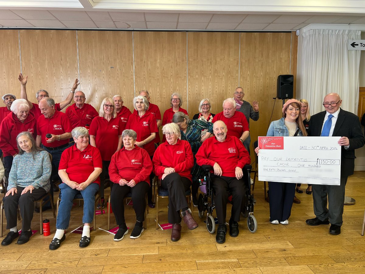 We'd like to say a heartfelt thank you to Peter, who held a stall at his care home and donated the profits to Our Dementia Choir! It was lovely to have you singing with us at rehearsal and hope to see you again soon! ♥️🎶♥️ #dementia #choir #community #fundraising #thankyou